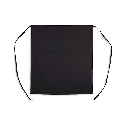 (image for) AllPoints 1041BLK KNG 30 in Bistro Apron Black 1 Pocket - Click Image to Close