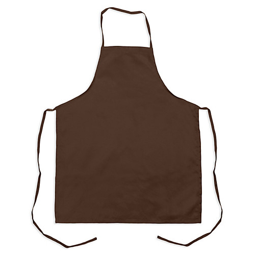 (image for) AllPoints 1033COF KNG 32 in Bib Apron Coffee - Click Image to Close
