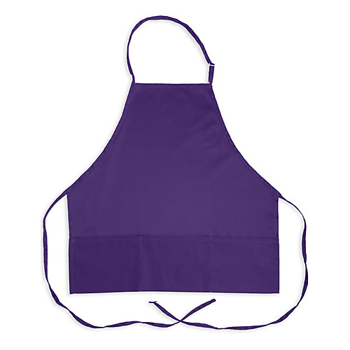 (image for) AllPoints 1040PUR KNG 27 in Bib Apron Purple 3 Pocket