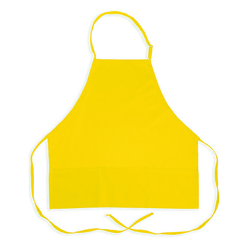 (image for) AllPoints 1040YLW KNG 27 in Bib Apron Yellow 3 Pocket