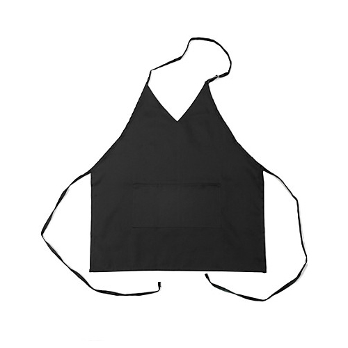 (image for) AllPoints 1045BLK KNG 30 1/2in TuxedoApron Black 2 Pockets - Click Image to Close