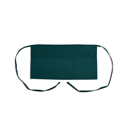 (image for) AllPoints 1046FGN KNG 11 in Waist Apron Forest Green 3 Pockets - Click Image to Close