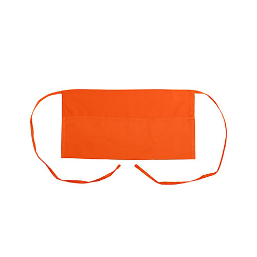 (image for) AllPoints 1046ORA KNG 11 in Waist Apron Orange3 Pockets - Click Image to Close