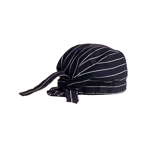 (image for) AllPoints 1055BKWH KNG Bandana Hat Striped - Click Image to Close