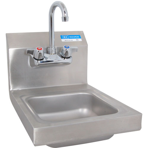 (image for) AllPoints 11596 Hand Sink Space Saver 12in (W) No Side Splash - Click Image to Close
