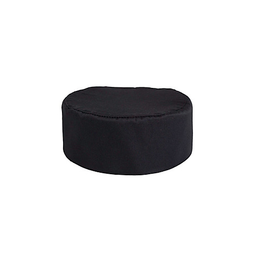 (image for) AllPoints 1168BLCK KNG Pill Box Chef Hat Black