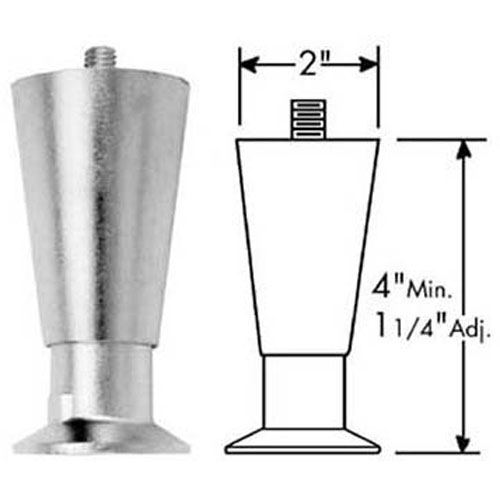 (image for) AllPoints 1191083 LEG,FLANGED , 3/8-16,4"H,NP LEG - Click Image to Close