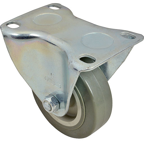 (image for) AllPoints 1201022 CASTER,PLATE , 3", RGD, GRY