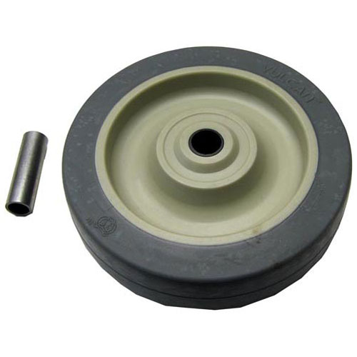 (image for) AllPoints 1201082 WHEEL (5",3/8"ID,W/BUSH,GRAY) - Click Image to Close