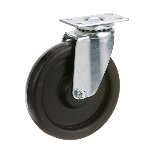 (image for) AllPoints 1201107 CASTER,PLATE (5"OD,SWVL,BLACK) - Click Image to Close