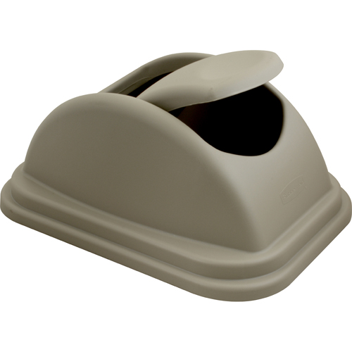 (image for) AllPoints 12884 Untouchable Swing Lid Black, Fits 10 Gal Can