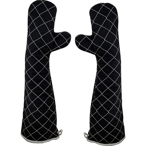 (image for) AllPoints 1331825 MITTS, OVEN-BLACK COTTEN CANVAS