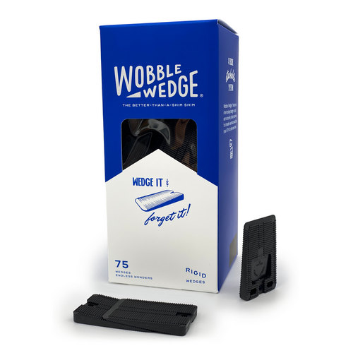 (image for) AllPoints 136353 WOBBLE WEDGE, RIGID , BLACK, BX/75 - Click Image to Close