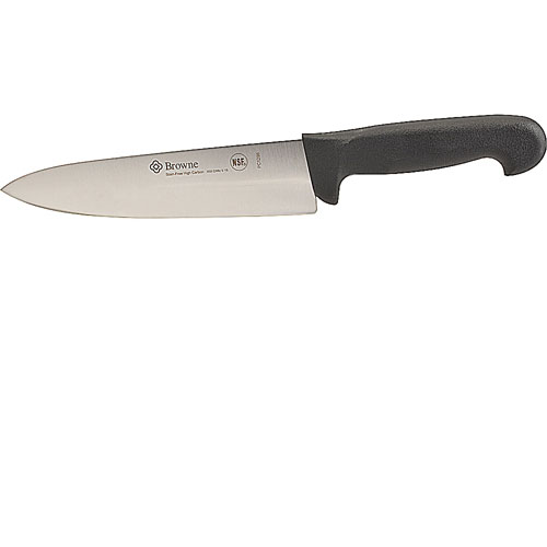 (image for) AllPoints 1371048 KNIFE,8" COOK'S , BLK PLST HDL