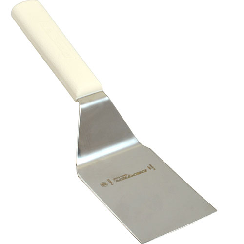 (image for) AllPoints 1371371 DSG WHITE HANDLE SPATULA 3"X 4" - Click Image to Close