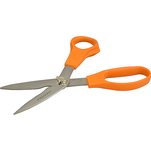 (image for) AllPoints 1371449 SHEARS-ORANGE HANDLE 7" (BACON) - Click Image to Close