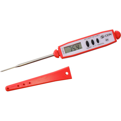 (image for) AllPoints 1381266 THERMOMETER,DIGITAL , RED - Click Image to Close