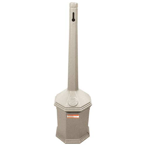 (image for) AllPoints 1412038 RECEPTACLE,CIGARETE , BEIGE POLY