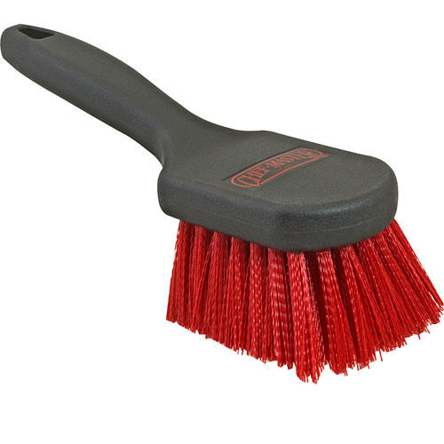 (image for) AllPoints 1421624 BRUSH,POT (8"L,RED W/BLK HNDL) - Click Image to Close