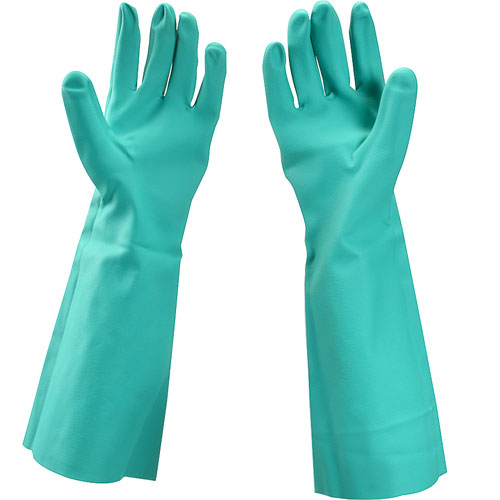 (image for) AllPoints 1421633 GREEN DISHWASHING GLOVES (SOLD AS A PAIR)