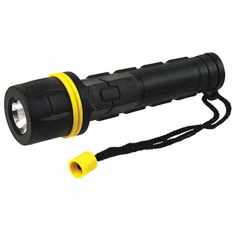 (image for) AllPoints 1421749 FLASHLIGHT RUBBER, AA, L ED - Click Image to Close