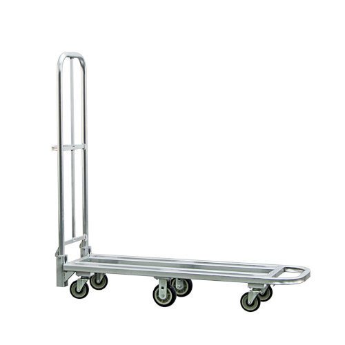 (image for) AllPoints 14514 Portable Folding L Cart 62"L x 18"W x 63"H