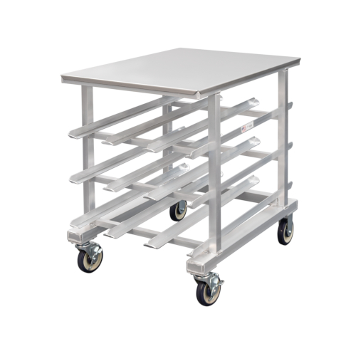 (image for) AllPoints 14519 Counter-Height Can Rack Stainless Steel Worktop