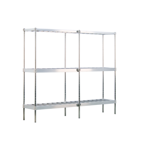 (image for) AllPoints 14566 Keg Rack Shelving Unit 20.75"D x 76"H x 93"L