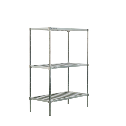 (image for) AllPoints 14567 Keg Rack Shelving Unit 42"W x 18"D x 76"H