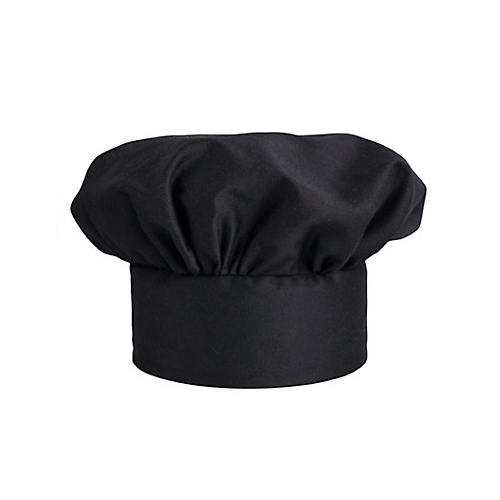 (image for) AllPoints 1460BLBK KNG Chef Hat Black - Click Image to Close