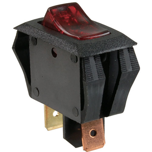 (image for) AllPoints 1491124 SWITCH,ROCKER , 12V,RED LENS - Click Image to Close