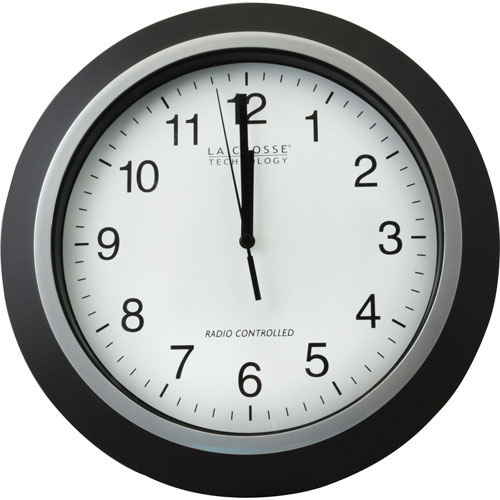 (image for) AllPoints 1511054 CLOCK, WALL, 12" , ATOMIX - Click Image to Close