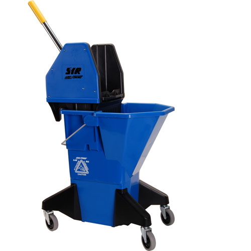 (image for) AllPoints 1591099 BUCKET,MOP , BLUE,W/YLW WRINGR - Click Image to Close