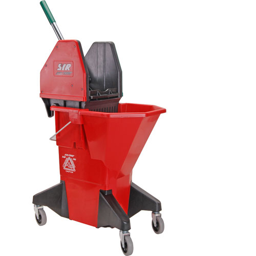(image for) AllPoints 1591100 BUCKET,MOP , RED,W/GRN WRINGR - Click Image to Close