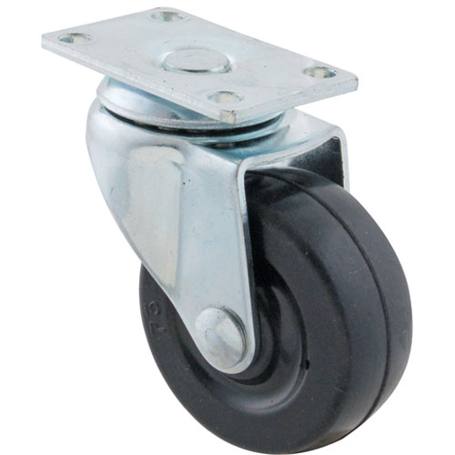 (image for) AllPoints 1751079 CASTER,PLATE (2"OD,SWVL,BLACK) - Click Image to Close