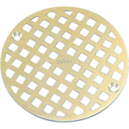 (image for) AllPoints 1771063 4 5/8" WADE FLOOR DRAIN COVER, ROUND, 4" CENTERS - Click Image to Close