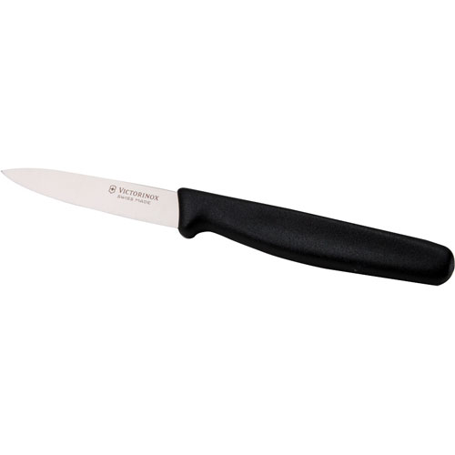 (image for) AllPoints 197672 KNIFE,PARING 3 1/4 BLK NYLON CLAMSH - Click Image to Close