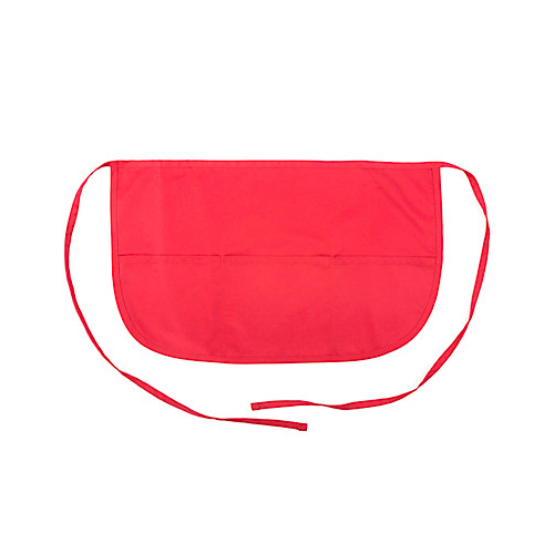(image for) AllPoints 2103RED KNG Rounded Waist Apron 13in Red - Click Image to Close