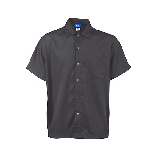 (image for) AllPoints 25523XL KNG Cook Shirt 3XL FrontSnap Slate - Click Image to Close