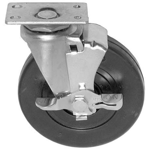 (image for) AllPoints 262363 PLATE MNT CASTER W/BRK 3 W 1-3/4 X 3