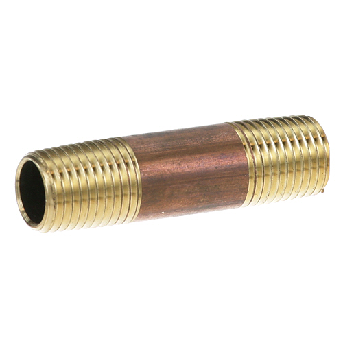 (image for) AllPoints 263102 BRASS NIPPLE 1/4" X 2"