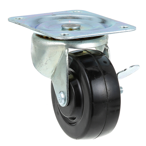 (image for) AllPoints 263328 CASTER, PLATE - SWIVEL W/BRAKE - Click Image to Close