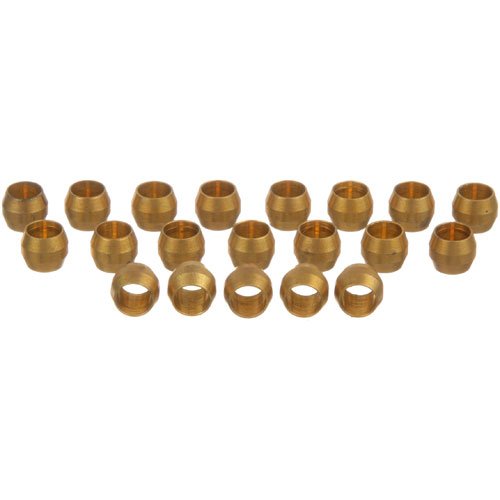 (image for) AllPoints 263672 FERRULE, BRASS -3/16" (20/Pkg) - Click Image to Close