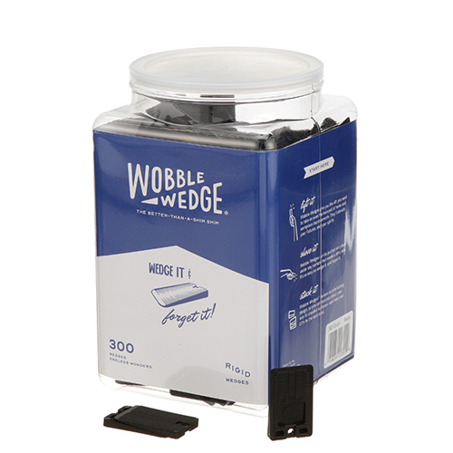 (image for) AllPoints 264528 WOBBLE WEDGE, RIGID , BLACK, JAR/300 - Click Image to Close