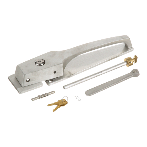 (image for) AllPoints 266268 HANDLE,LEVER W/FL STRIKE/IR/LK - Click Image to Close