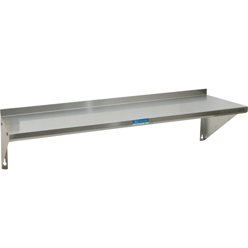 (image for) AllPoints 2801911 SHELF,WALL , 48"W X 16"D,S/S - Click Image to Close