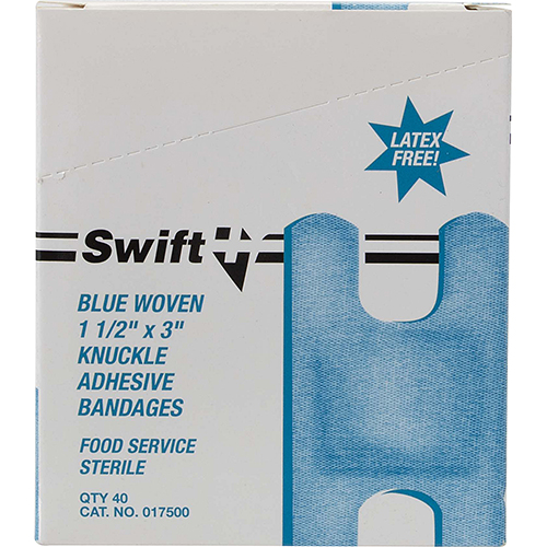 (image for) AllPoints 2802225 BANDAGE,KNUCKLE (BLUE) (PK/40) - Click Image to Close