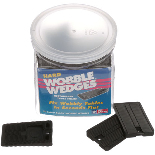 (image for) AllPoints 281758 WOBBLE WEDGE BLACK 30 PK - Click Image to Close