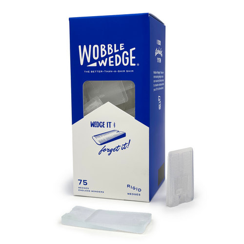 (image for) AllPoints 36352 WOBBLE WEDGE, RIGID , CLEAR, BX/75