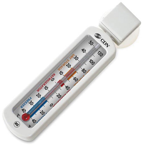 (image for) AllPoints 621152 ECONOMY REFRIGERATOR FREEZER THERMOMETER - Click Image to Close